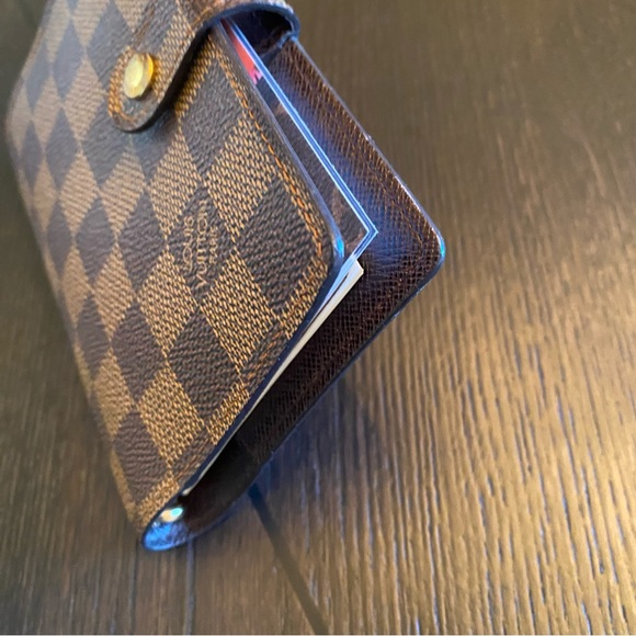 Authentic Louis Vuitton Small Ring Agenda Damier Ebene - Picture 10 of 14